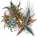 fireworks  tattoo design idea