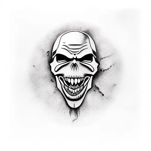 baseball,spartan,skull and the joker tattoo design idea