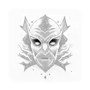 Backwards Ice skating Men tattoo design idea