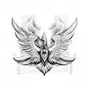 Mig-25 fighter jet tattoo design idea