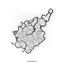 Map of Eastern Europe with landmarks as tattoos tattoo design idea