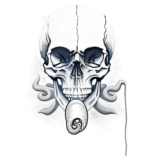 Grim Reaper , skull . snake tattoo design idea