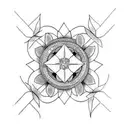 Black clover tattoo design idea