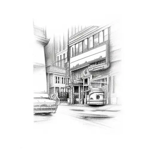 Detroit Michigan ghetto gratiot avenue arm sleeve tattoo design idea