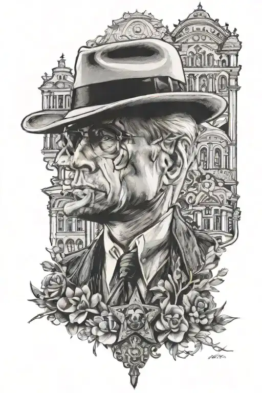 mafia russia tattoo design idea