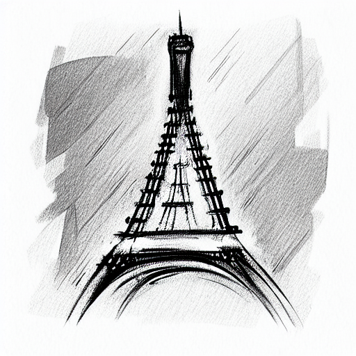 Eiffel tower for women hand tattoo design idea