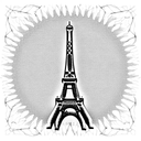 Eiffel tower tattoo design idea