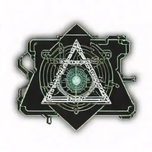 electrical ohms law such as scales tattoo design idea