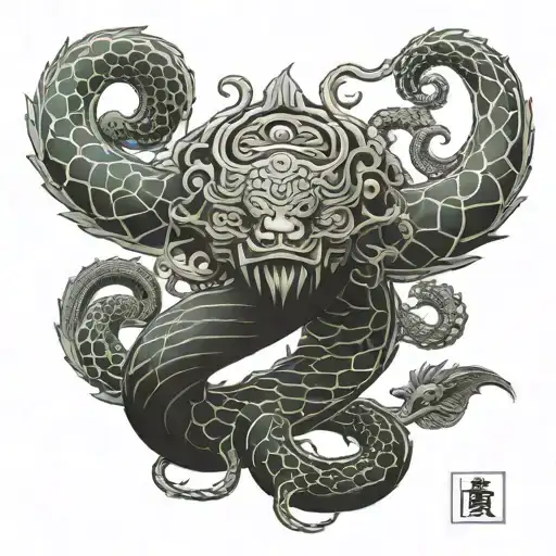 electrical ohms law such as scales tattoo design idea