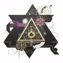 electrical ohms law such as scales tattoo design idea