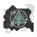 electrical ohms law such as scales tattoo design idea