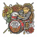 MPC Drumpad Drum tattoo design idea