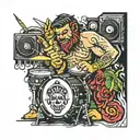 MPC Drumpad Drum tattoo design idea