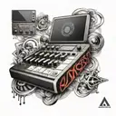 AKAI MPC  tattoo design idea