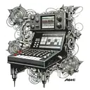 AKAI MPC  tattoo design idea