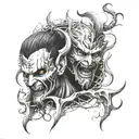 Demons trapped inside    tattoo design idea