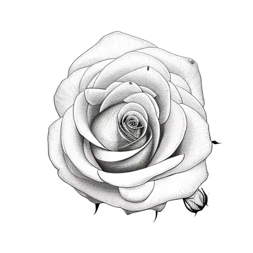roses with mandela sleeve  tattoo design idea