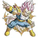 vegeta dragon ball tattoo design idea