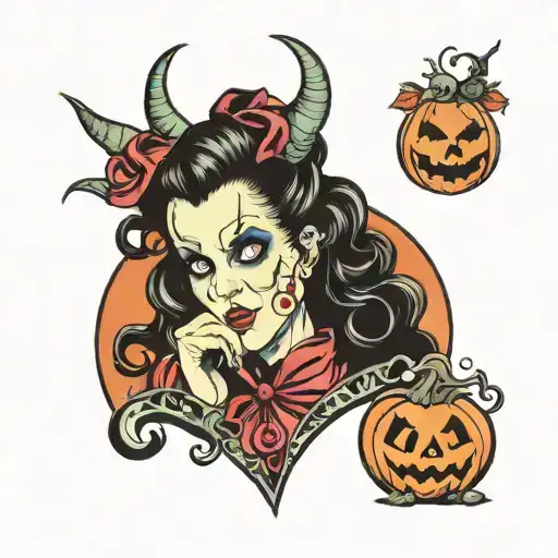 Horror Hocus Pocus tattoo design idea