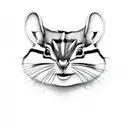 chipmunk tattoo design idea