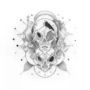 overthinking tattoo design idea