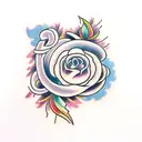 matching tattoo design idea