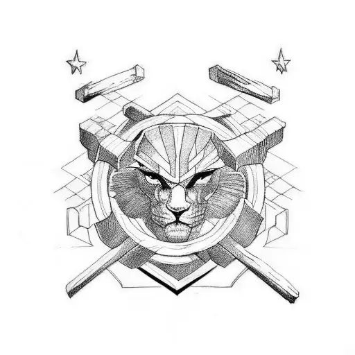 strength and freedom as a sketch and some words tattoo design idea