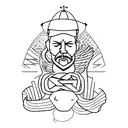 strength and freedom as a sketch and some words tattoo design idea