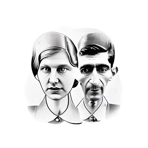 sylvia plath and franz kafka related for an ambivert person who loves escaping reality and is creative  tattoo design idea