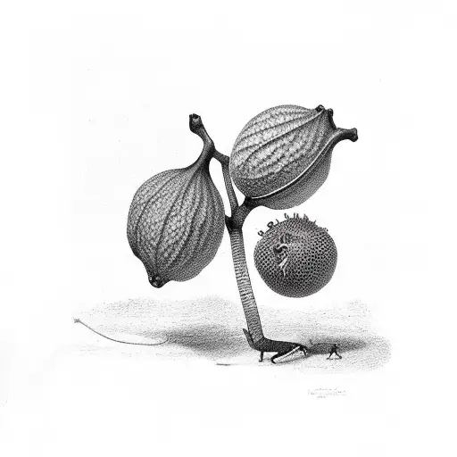fig tree and gregor samsa tattoo design idea