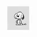 snoopy tattoo design idea