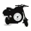 heart shaped speedometer + needle accelerating  tattoo design idea