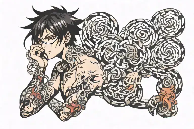 Anxiety tattoo design idea