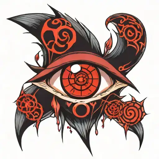 eyes sharingan itachi uchiha tattoo design idea