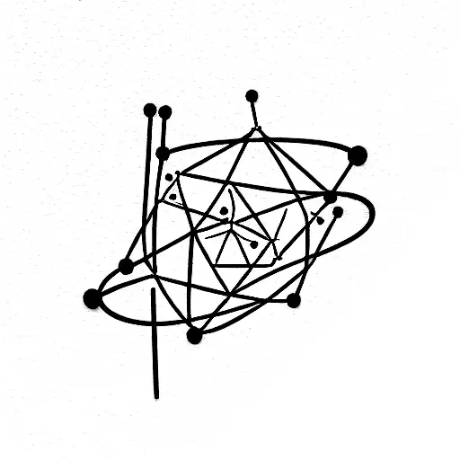 chemistry ketamine groovy tattoo design idea