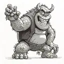 sully monsters Inc aggression mike cowers tattoo design idea