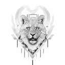 typography, Leo name, strong, bold, menly tattoo design idea