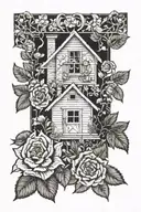 carpentry, gardening, tattoo design idea