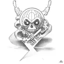 one piece tattoo design idea