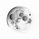 moon phases tattoo design idea