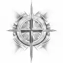 christian cross made by bible verse  tattoo design idea