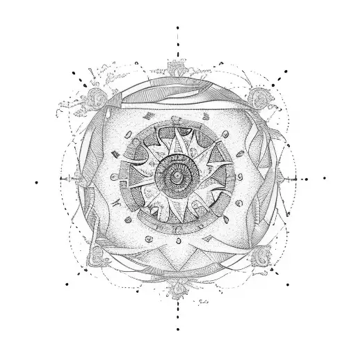 circle of fifths tattoo design idea