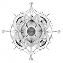 circle of fifths tattoo design idea