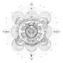 circle of fifths tattoo design idea