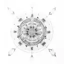 circle of fifths tattoo design idea