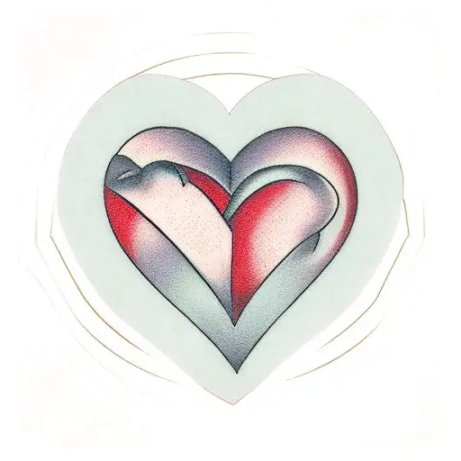 A heart-shaped vinyl record with poetic lyrics as grooves tattoo design idea