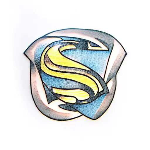 logo de Superman  tattoo design idea