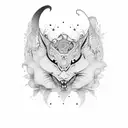 lady fortune tattoo design idea