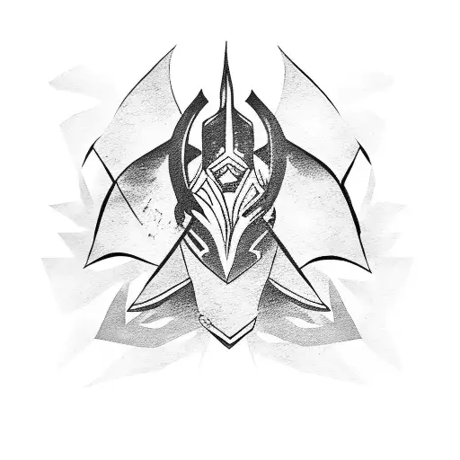 jhin league of legends tattoo design idea