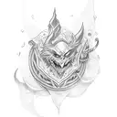 Wizard spell tattoo design idea